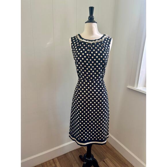Kate Spade Dresses & Skirts - Kate Spade Hailee Silk Polka Dot Dress Size 12